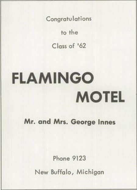 Flamingo Motel - Old Yearbook Ad (newer photo)